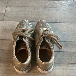 Guess Women's Sneakers in Silver and Gold